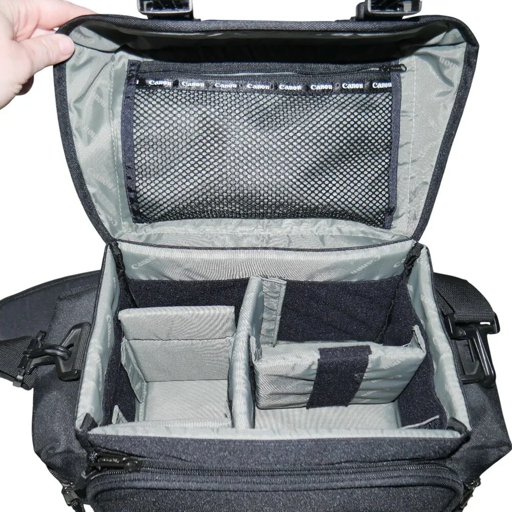 Canon Digital Gadget Bag DSLR EOS Rebel Travel Carry Case With Shoulder Strap